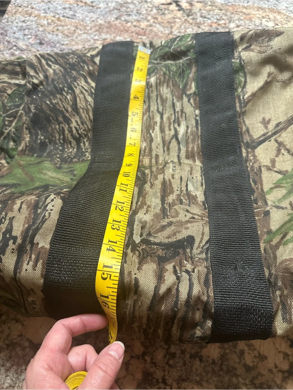 Hunting Camo Duffel Bag - Green Camo